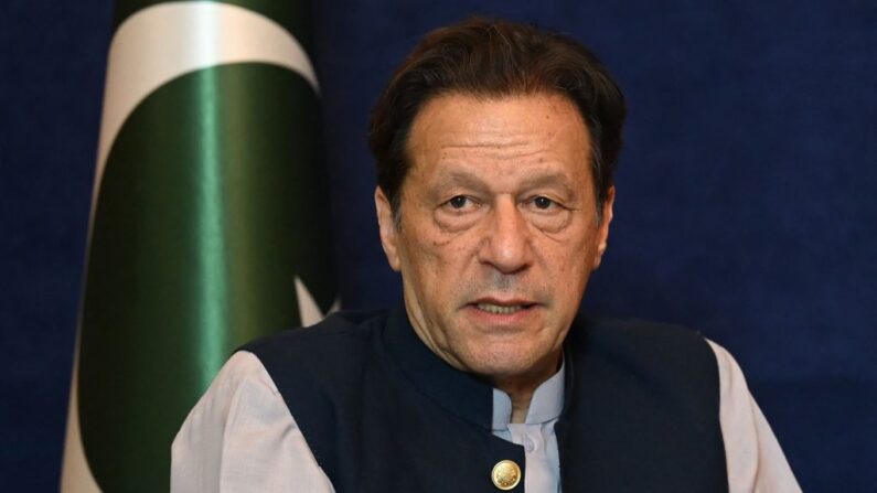 L'ancien Premier ministre pakistanais Imran Khan. (Photo AAMIR QURESHI/AFP via Getty Images)