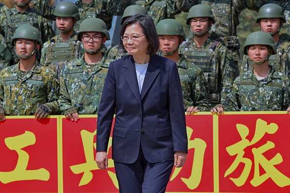 La présidente taïwanaise Tsai Ing-wen. (Photo SAM YEH/AFP via Getty Images)