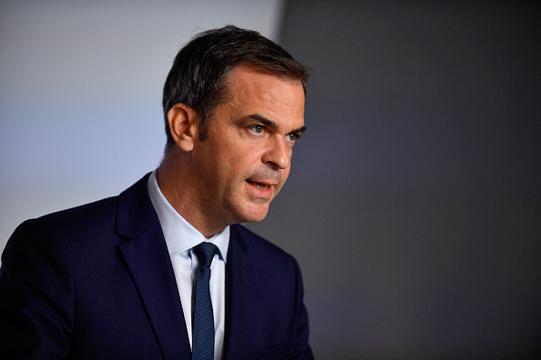 Le porte-parole du gouvernement français, Olivier Veran.   (JULIEN DE ROSA/AFP via Getty Images)