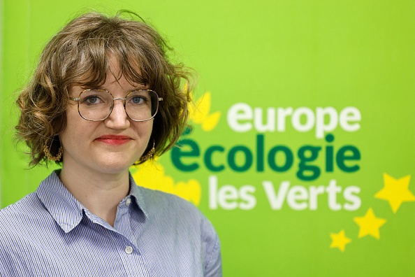 La tête de liste EELV aux européennes Marie Toussaint. (Photo LUDOVIC MARIN/AFP via Getty Images)