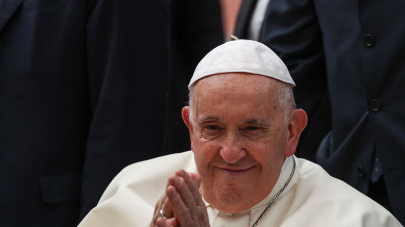Le pape François, le 2 août 2023. (Photo: Miguel A. Lopes - Pool/Getty Images)