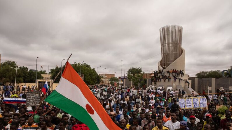 L'ultimatum de la Communauté économique des États d'Afrique de l'Ouest (Cedeao) a expiré dimanche soir, « les discussions de médiation se poursuivent » avec les militaires qui ont pris le pouvoir à Niamey. (Photo -/AFP via Getty Images)