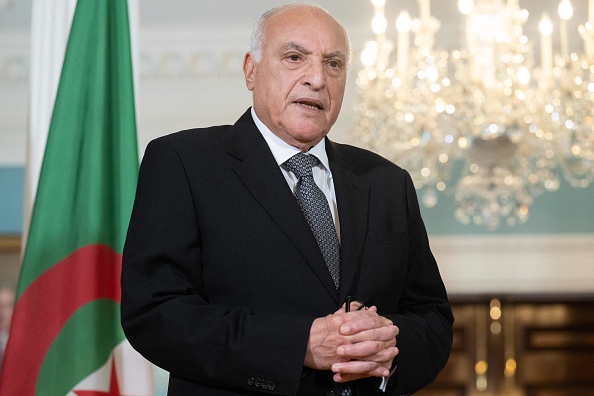 Le ministre des Affaires étrangères de l’Algérie Ahmed Attaf. (Photo SAUL LOEB/AFP via Getty Images)