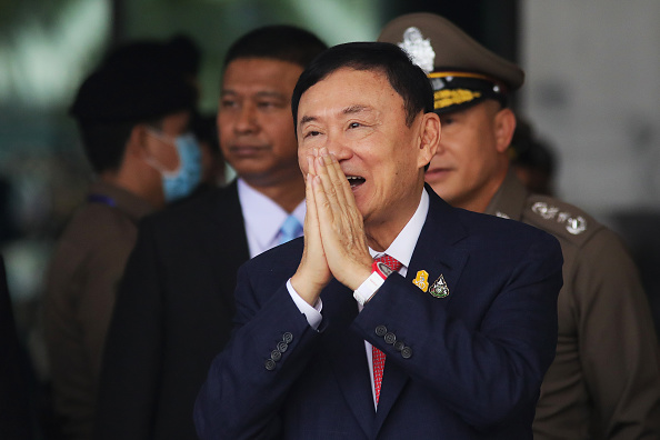 L'ancien premier ministre thaïlandais Thaksin Shinawatra à Bangkok, en Thaïlande. (Photo Lauren DeCicca/Getty Images)