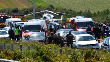 Accident sur l’A7: une fillette de 11 ans décède et 9 personnes blessées dont deux en urgence absolue