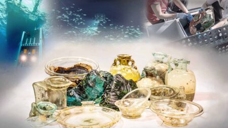 Des chercheurs ont retrouvé de la vaisselle en verre millénaire dans une épave romaine en Méditerranée