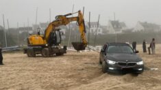 En faisant confiance à son GPS, un touriste belge ensable sa voiture sur une plage du Finistère