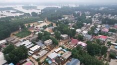 Des installations militaires du PCC détruits lors des inondations dans le Hebei