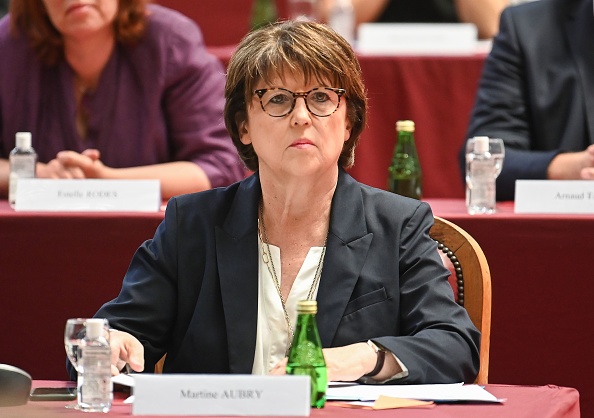 L'ancienne première secrétaire du Parti socialiste (PS) et maire de Lille Martine Aubry. (DENIS CHARLET/AFP via Getty Images)