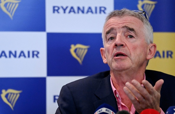 Le patron de la compagnie aérienne Ryanair Michael O'Leary. (Photo JOHN THYS/AFP via Getty Images)