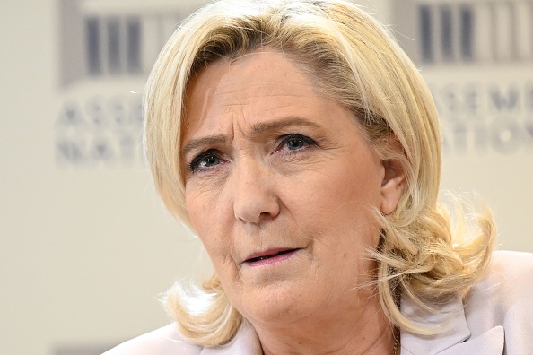 La leader du Rassemblement national Marine Le Pen. (Photo BERTRAND GUAY/AFP via Getty Images)
