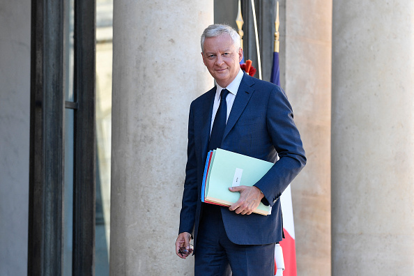 Le ministre de l'Économie Bruno Le Maire. (Photo JULIEN DE ROSA/AFP via Getty Images)