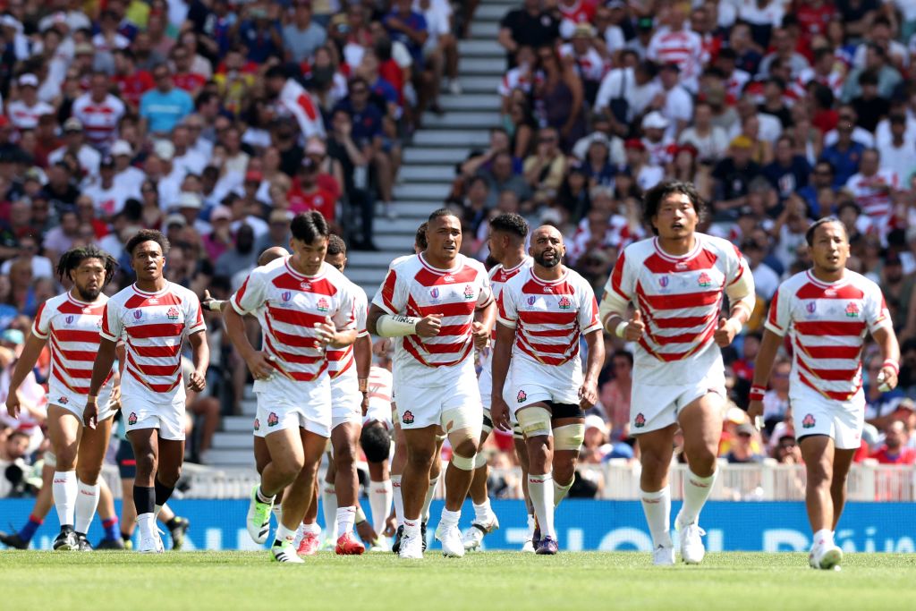Coupe du monde de rugby: pourquoi l'équipe japonaise arbore-t-elle une fleur de lys sur son maillot  ?