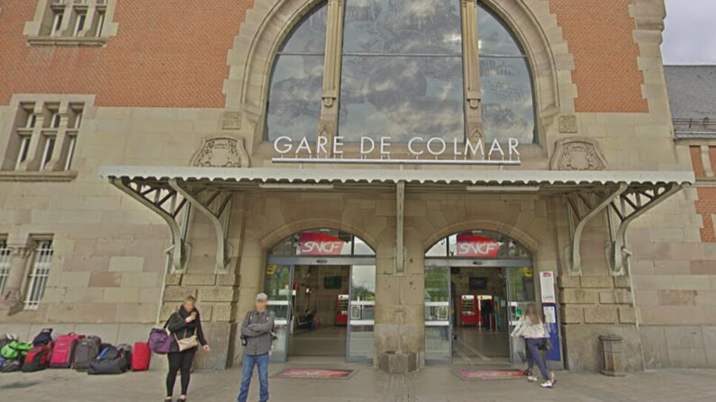 Gare de Colmar (Haut-Rhin). (Capture d'écran Google Maps). 