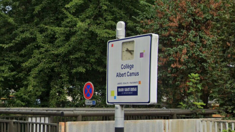 Le collège Albert Camus de Rosny-sous-Bois (Île-de-France).  (Capture d'écran Google Maps.)