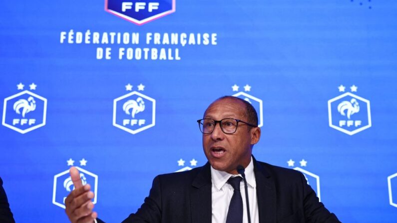 La Fédération française de football (FFF) veut doubler en cinq ans le nombre de ses licenciées féminines, selon son président Philippe Diallo. (Photo : ANNE-CHRISTINE POUJOULAT/AFP via Getty Images)