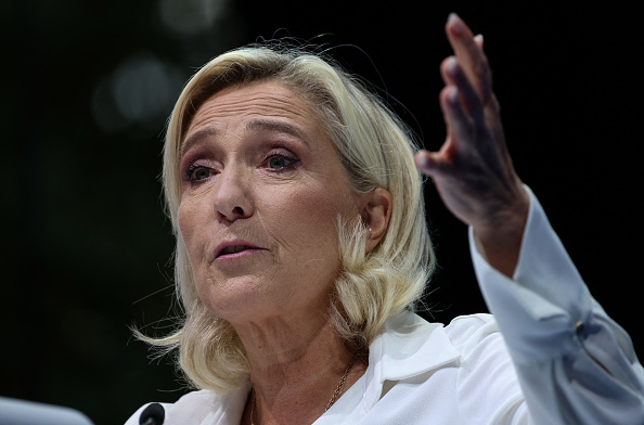 La patronne du Rassemblement national (RN) Marine Le Pen. (Photo PASCAL GUYOT/AFP via Getty Images)