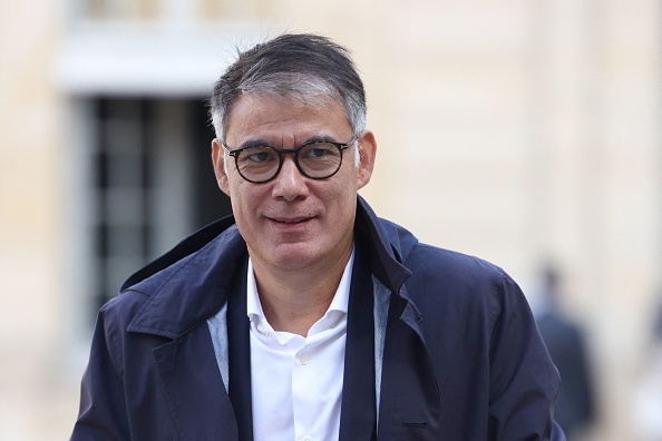 Le premier secrétaire du Parti socialiste Olivier Faure. (Photo THOMAS SAMSON/AFP via Getty Images)