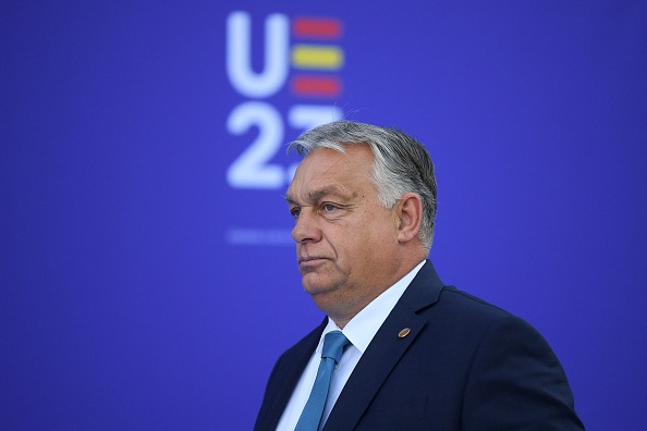 Le Premier ministre hongrois Viktor Orban. (Photo JORGE GUERRERO/AFP via Getty Images)