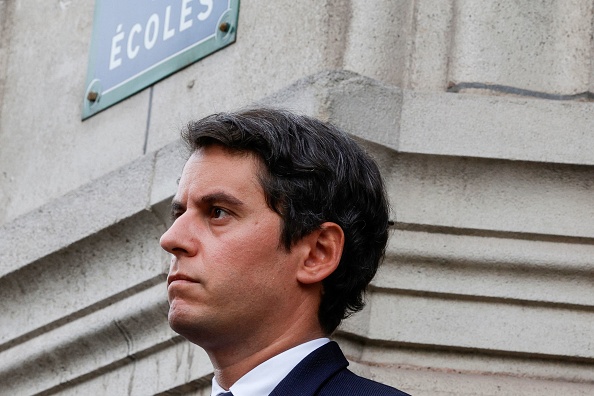 Le ministre français de l'Éducation et de la Jeunesse, Gabriel Attal. (GEOFFROY VAN DER HASSELT/AFP via Getty Images)