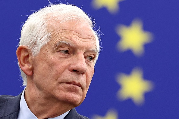 Le chef de la diplomatie de l'UE Josep Borrell. (Photo FREDERICK FLORIN/AFP via Getty Images)
