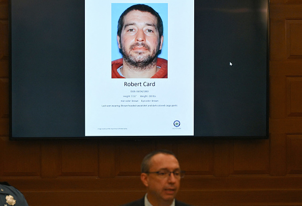 Une photo du suspect Robert Card, le 27 octobre 2023. (Photo ANGELA WEISS/AFP via Getty Images)