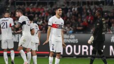 Ligue 1: le PSG se reprend à Rennes