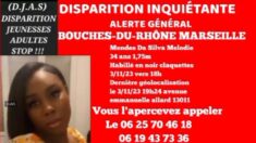 Disparition de Mélodie Mendes à Marseille: l’enquête bascule en «enlèvement et séquestration»