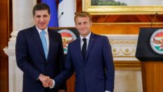 Emmanuel Macron reçoit le Président du Kurdistan irakien, Netchirvan Barzani