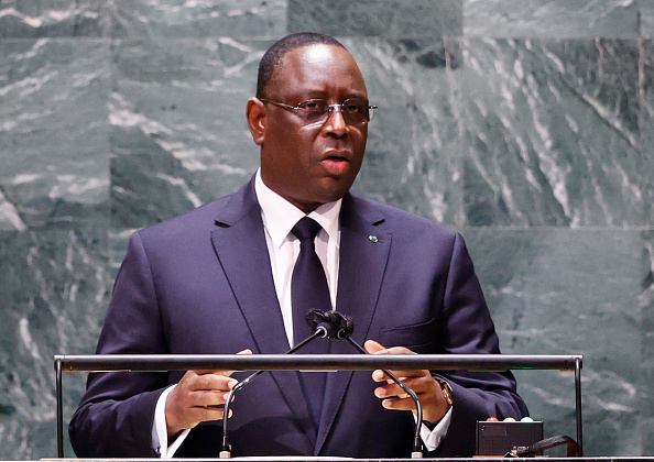 Le président du Sénégal Macky Sall. (Photo John Angelillo - Pool/Getty Images)