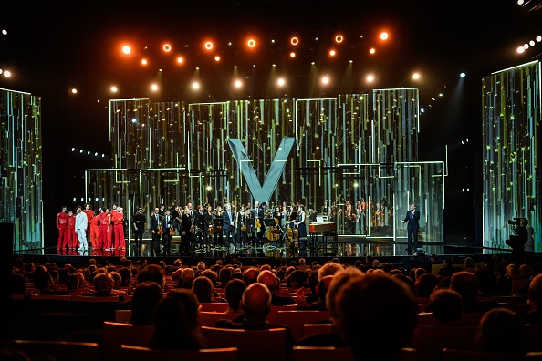 Le nom de Claude Fléouter reste associé aux Victoires de la musique qu'il fonde en 1985. (Photo JEFF PACHOUD/AFP via Getty Images)