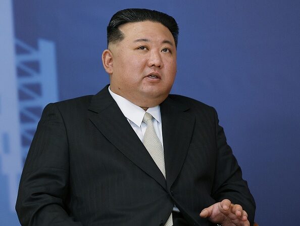 Le dirigeant nord-coréen Kim Jong Un. (Photo VLADIMIR SMIRNOV/POOL/AFP via Getty Images)