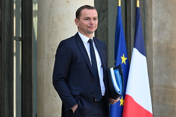 Le ministre du Travail Olivier Dussopt. (Photo BERTRAND GUAY/AFP via Getty Images)