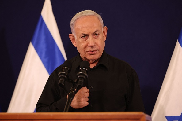 Le Premier ministre israélien Benjamin Netanyahu. (Photo ABIR SULTAN/POOL/AFP via Getty Images)