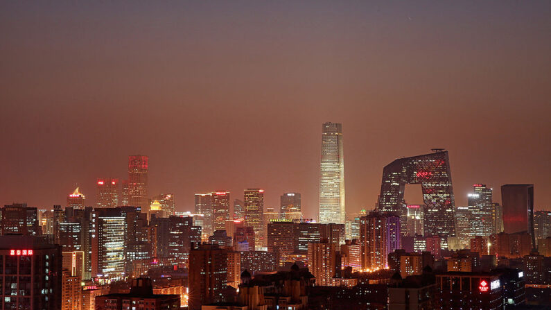 Vue générale du quartier central des affaires à Pékin, le 19 février 2013. (Photo par Feng Li/Getty Images) 