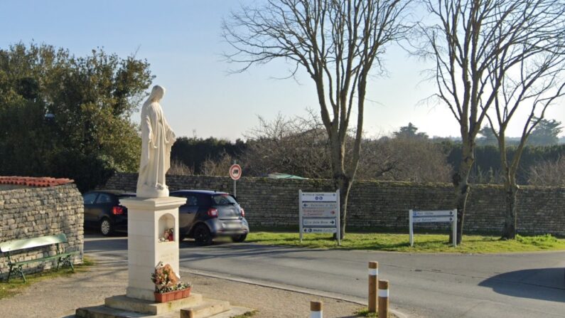 La statue de la Vierge de l'île de Ré se trouvait sur le domaine public, ce qui a choqué la Fédération de la Libre Pensée de Charente-Maritime, association de défence de la laïcité. (Capture d'cran/Google Maps)