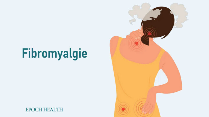 La fibromyalgie est un syndrome complexe impliquant des douleurs chroniques généralisées, de la fatigue et un brouillard cérébral. (illustrations Epoch Times, Shutterstock)