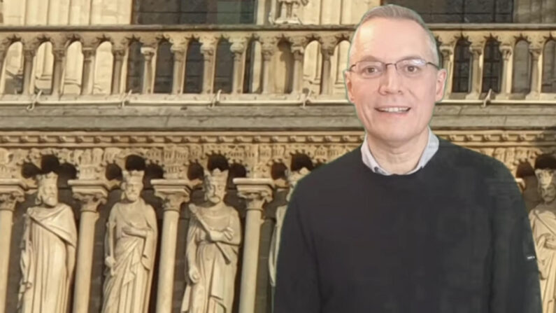 Frédéric Ferlicot est guide bénévole à la cathédrale Notre-Dame de Paris. (DR)