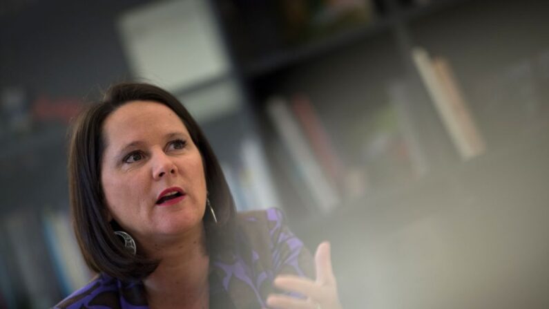 La maire PS de Nantes, Johanna Rolland. (Crédit photo LOIC VENANCE/AFP via Getty Images)