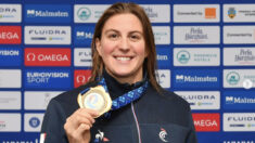 Natation: la maréchale des logis-chef Charlotte Bonnet, championne d’Europe du 100 m 4 nages