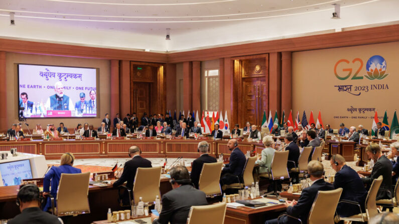 Le 18e sommet du G20, le 9 septembre 2023 à New Delhi (Dan Kitwood/Getty Images)