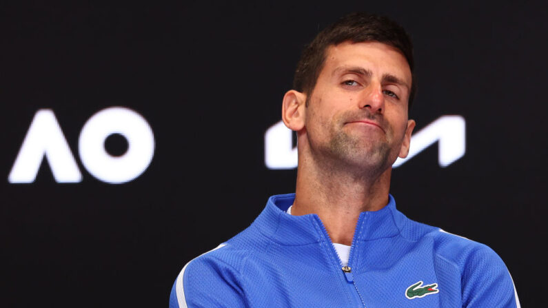 Novak Djokovic, le 26 janvier à Melbourne, en Australie. (Photo: Graham Denholm/Getty Images)