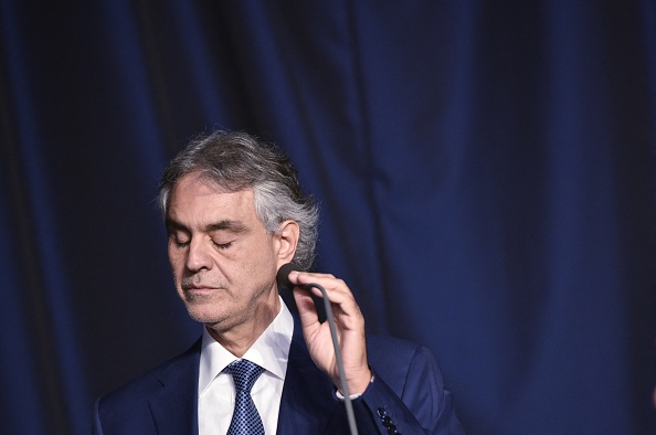 Le ténor Andrea Bocelli.  (MANDEL NGAN/AFP via Getty Images)