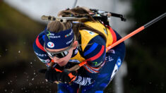 Biathlon: Braisaz-Bouchet toujours sur son nuage et un peu plus en jaune