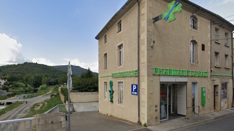 La pharmacie de Marc Alandry est située dans la petite commune de Couiza dans l'Aude. (Capture d'écran/Google Maps)