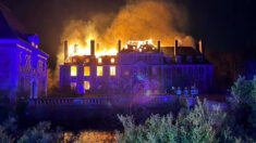 Eure: un château du XVIIe siècle, régulièrement squatté, ravagé par un gigantesque incendie
