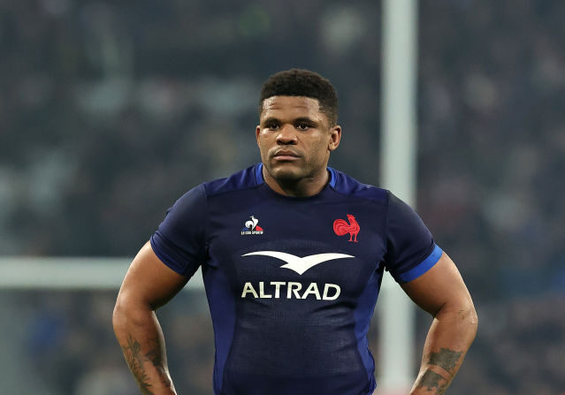 Jonathan Danty, exclu dimanche contre l'Italie, a été suspendu cinq semaines, a annoncé mardi le comité de discipline du Tournoi des six nations. (Photo : David Rogers/Getty Images)