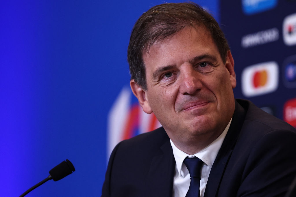 XV de France: Fabien Galthié « absolument pas en danger », assure Florian Grill