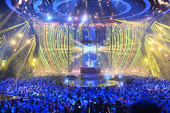 Le Concours Eurovision de la chanson en 2023 au M&S Bank Arena le 13 mai 2023 à Liverpool, Angleterre. (Photo Anthony Devlin/Getty Images)