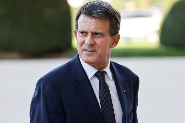 L'ancien premier ministre français Manuel Valls, à Paris, le 3 octobre 2023. (LUDOVIC MARIN/AFP via Getty Images)